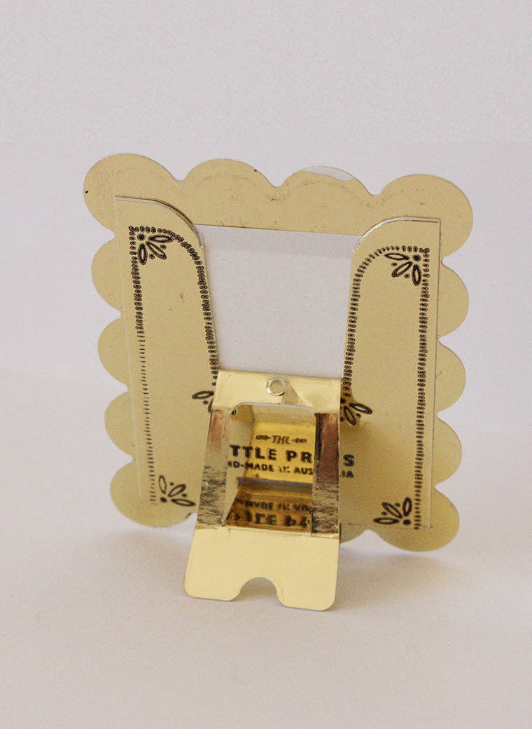 Faux Tin ~  Biscuit Photo Frame