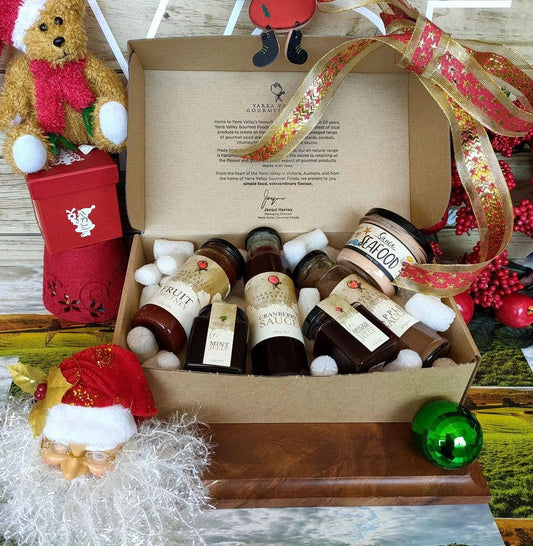 Christmas Condiment Hamper Box - Yarra Valley Gourmet