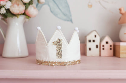 1st Birthday Crown Ivory - Alimrose