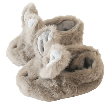 Luxe Bunny Booties Grey - Alimrose