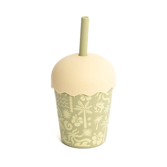 Moana Mini Smoothie Cup & Straw 200ml - Chino Club
