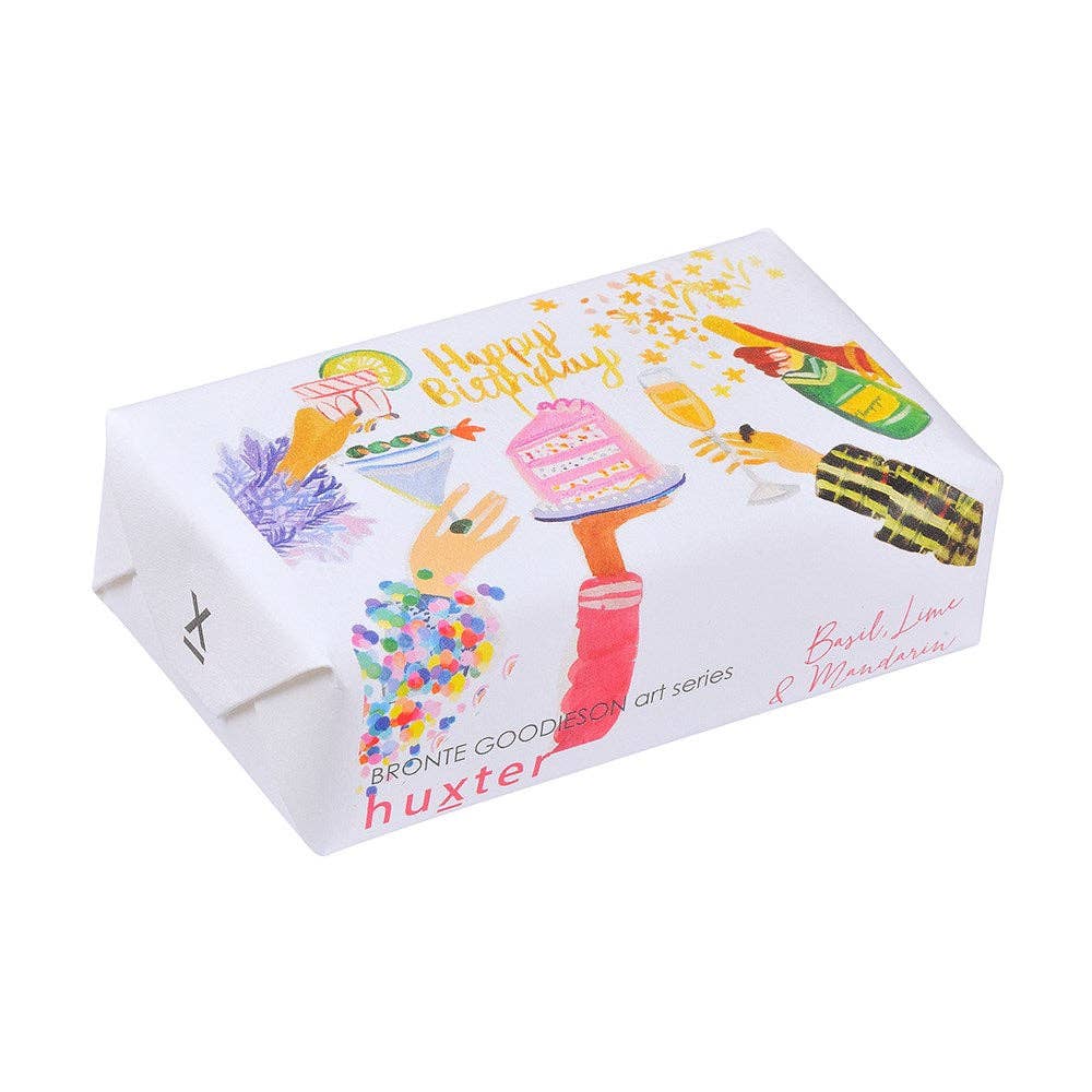 Happy Birthday Cheers Wrapped Soap - Huxter