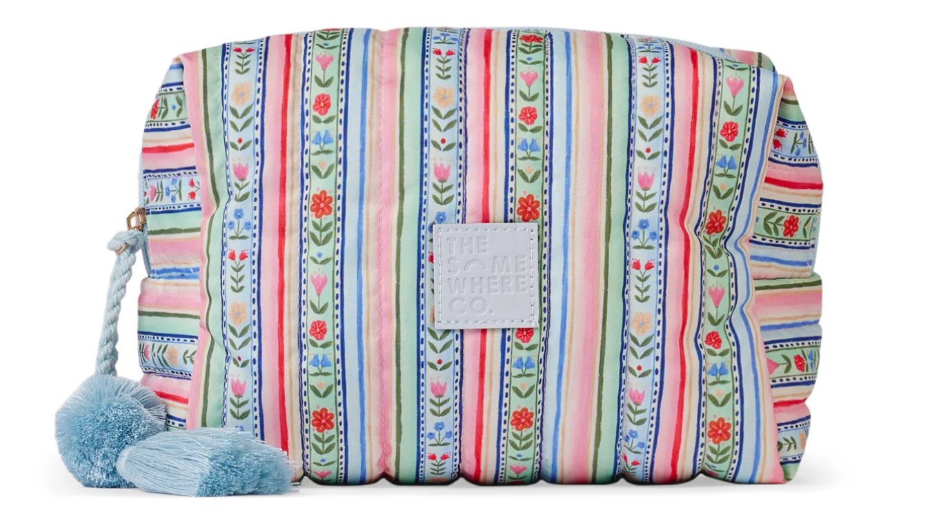 The Pom Pom Buttercup Cosmetic Case - The Somewhere Co.