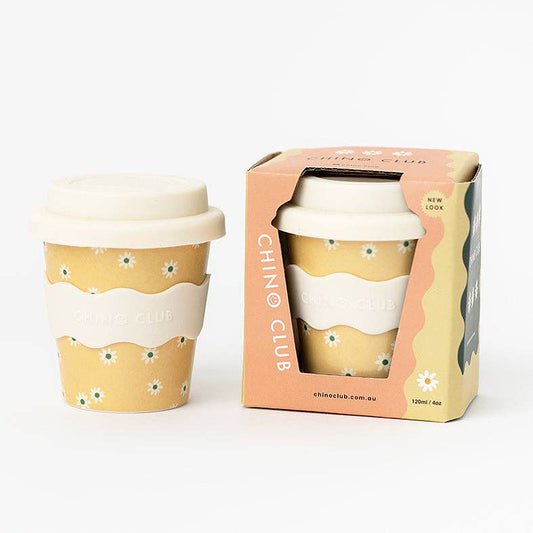 Yellow Daisy Babychino Cup 4 oz - Chino Club