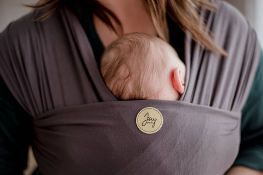 Baby Wrap Carrier - Charcoal - Joey Mama