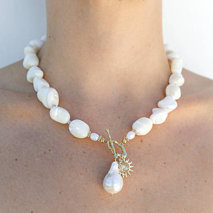Rolled Shell Solis Necklace - Kingston Jewellery