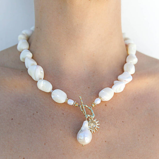 Rolled Shell Solis Necklace - Kingston Jewellery