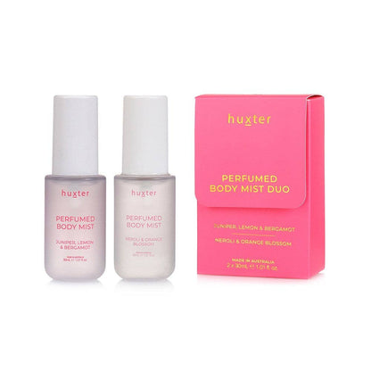 Perfume Body Mist Duo - Juniper, Lemon & Bergamot + Neroli & Orange Blossom - Huxter