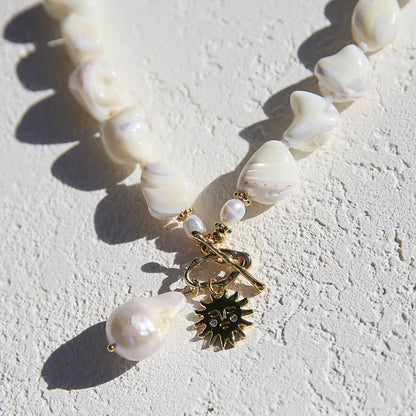 Rolled Shell Solis Necklace - Kingston Jewellery