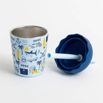 Rad Times Mini Smoothie Cup & Straw