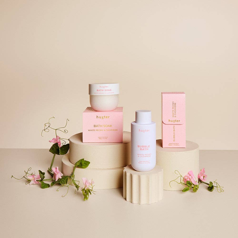Bubble Bath - White Peony & Cashmere - Huxter