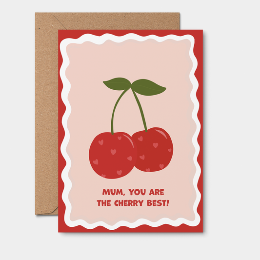 Card For Mum - Cherry Best