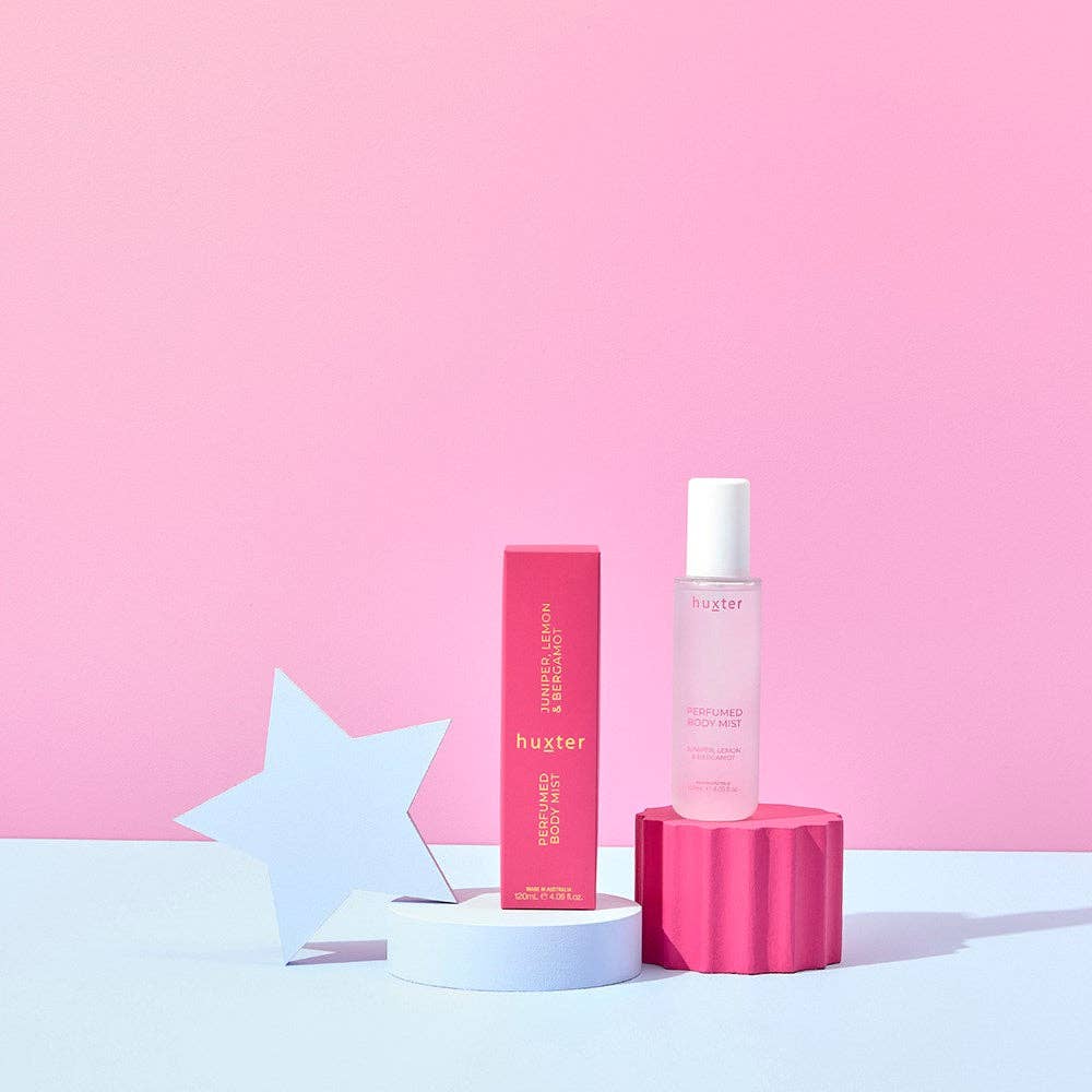 Perfumed Body Mist - 120ml - Juniper, Lemon & Bergamot - Huxter