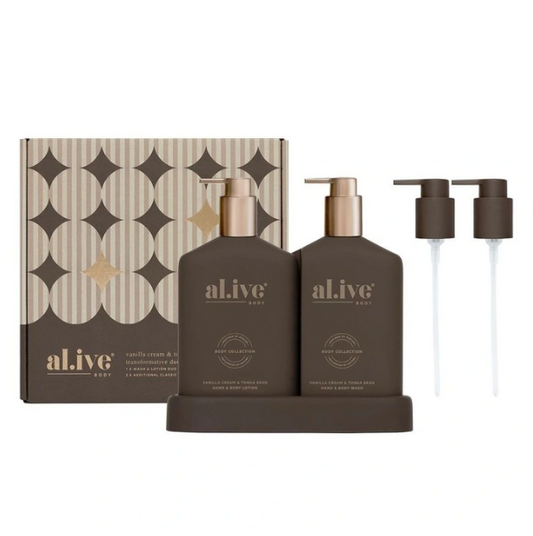 Al.ive Limited Edition - Wash & Lotion Duo Vanilla Cream & Tonka Bean