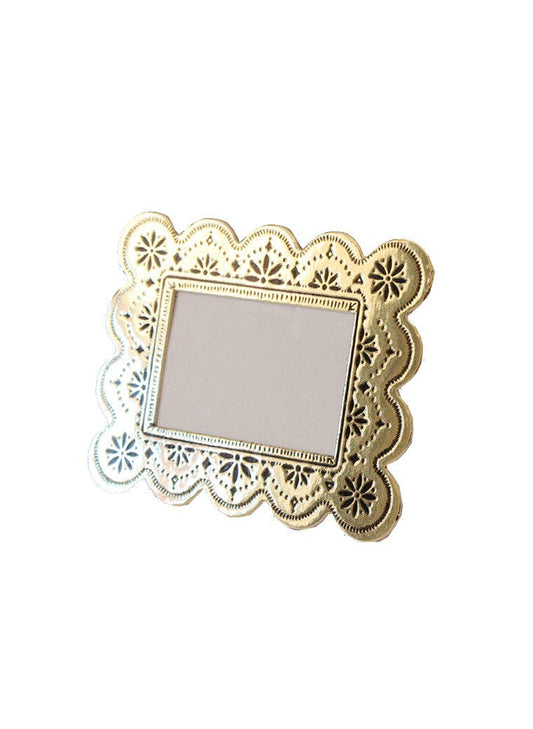Faux Tin ~  Biscuit Photo Frame
