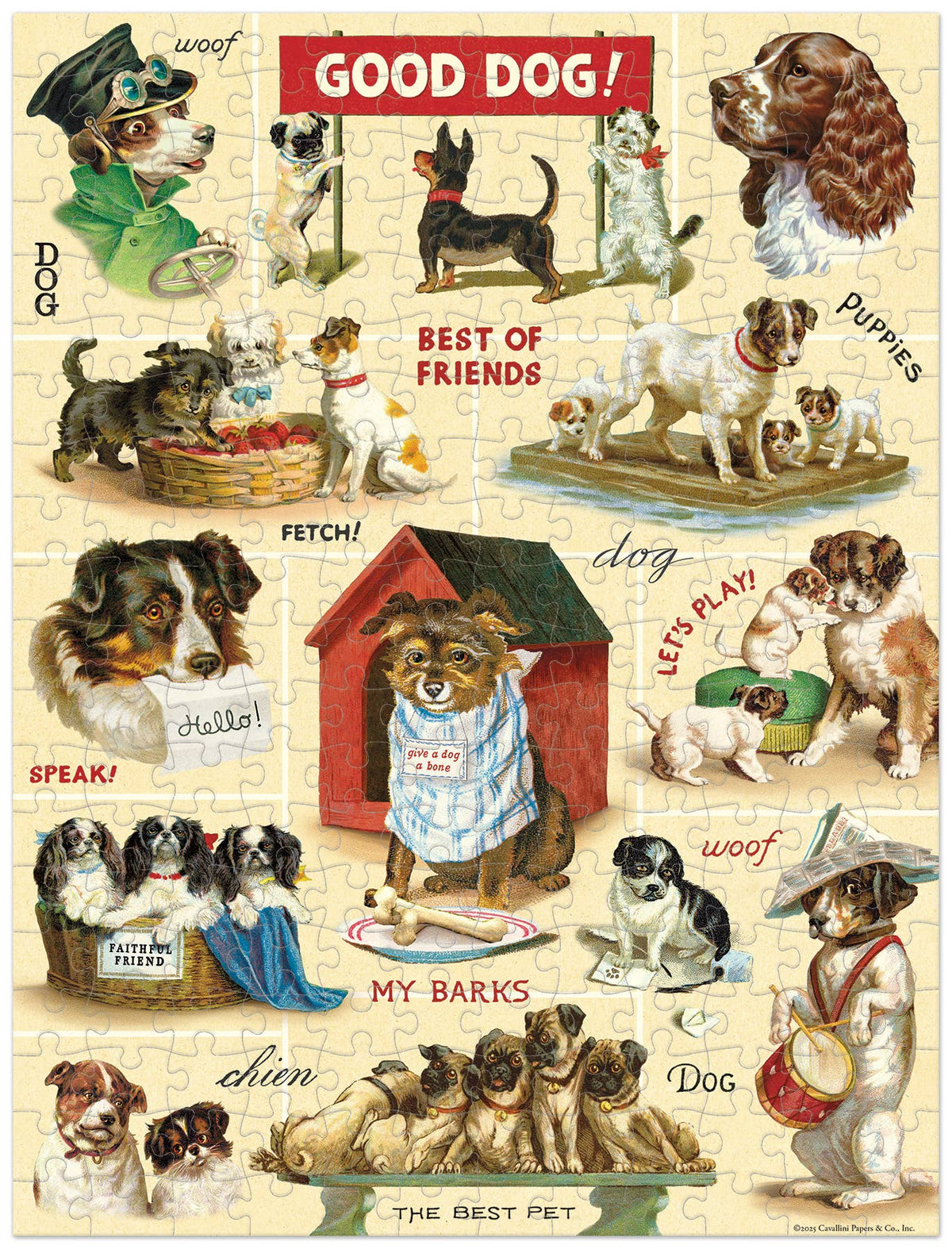 Cavallini  240 Pc Mini Puzzles