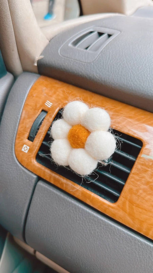 Flower Car Vent Clips - Weavey Studio