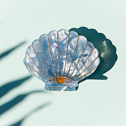 Blue Shell Clip - Kingston Jewellery