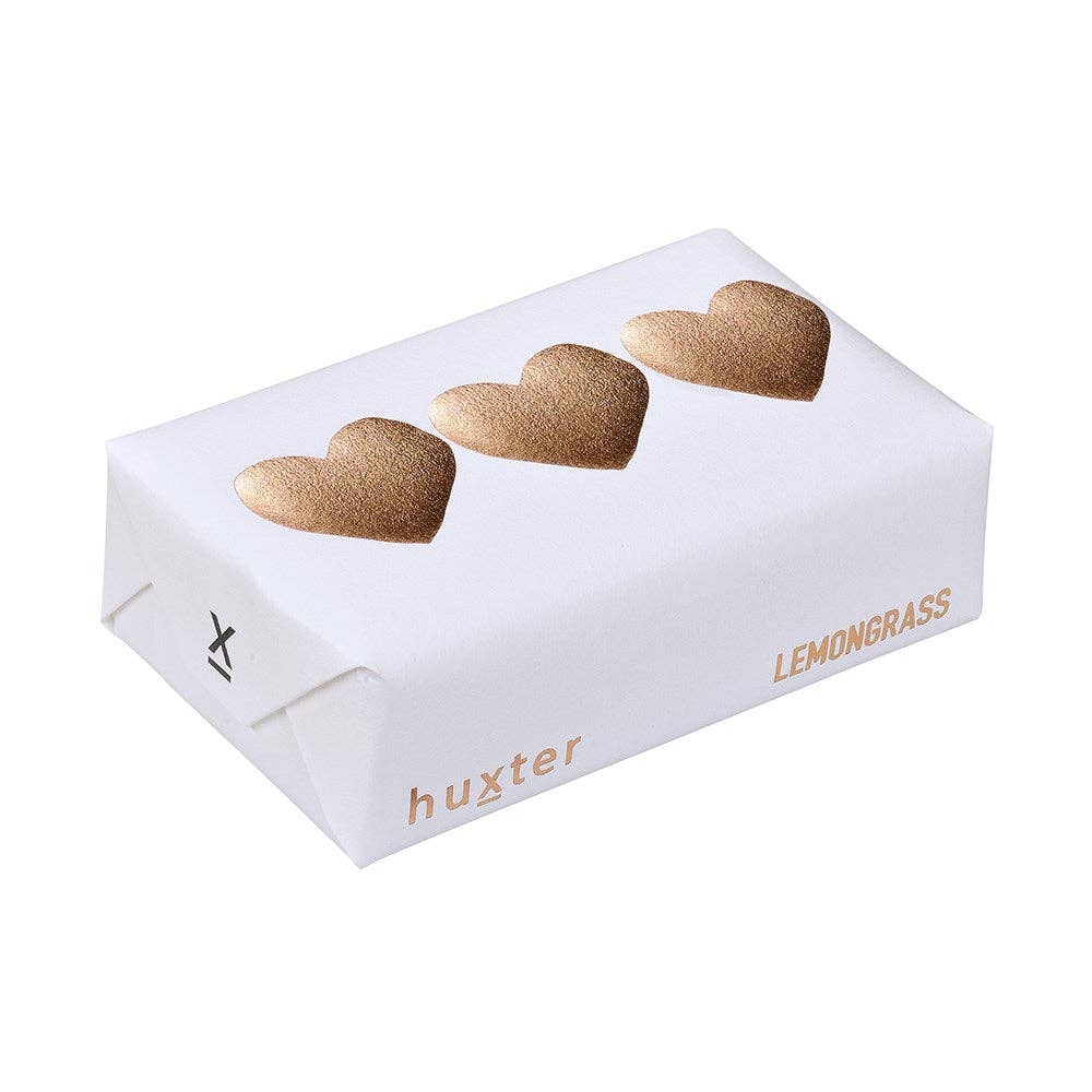 Gold Heart Wrapped Soap - Huxter