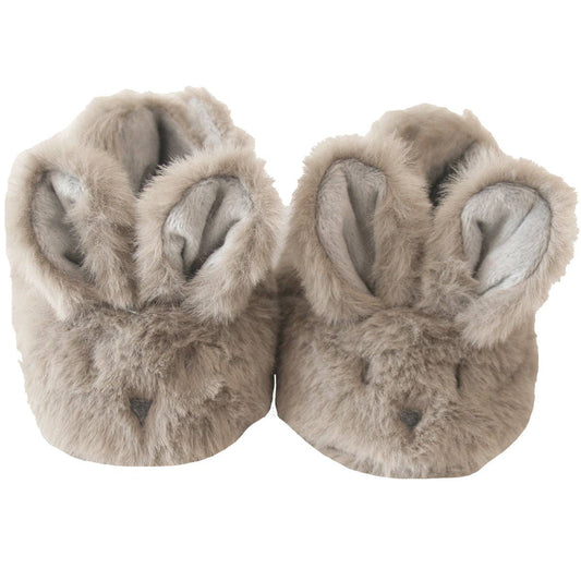 Luxe Bunny Booties Grey - Alimrose
