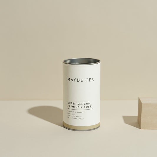 Green Sencha, Jasmine and Rose - Loose Leaf Tea - Mayde Tea