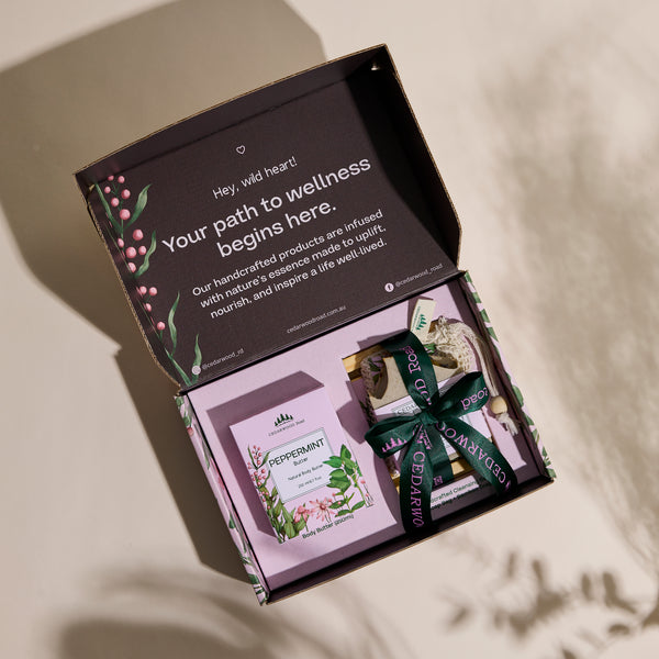 Peppermint Gift Pack | Cedarwood Road Natural Skincare